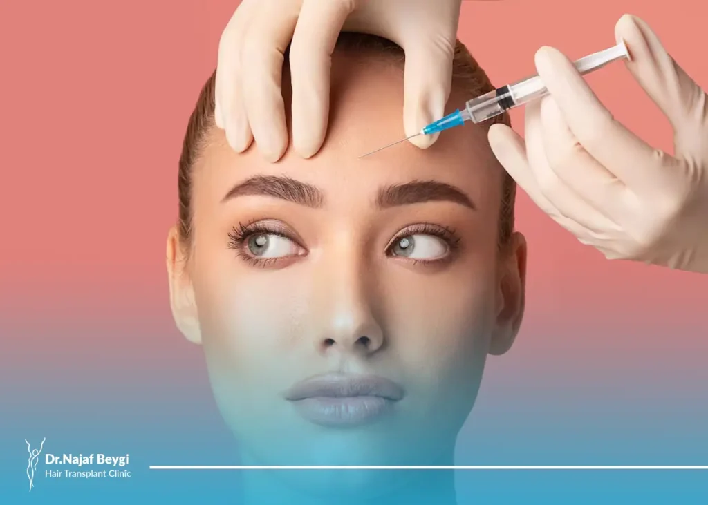 تزریق بوتاکس برای لیفت ابرو