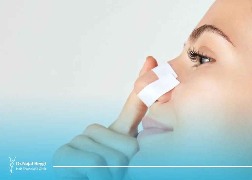 عوارض زیاد چسب زدن بینی