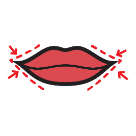 عمل کوچک کردن لب