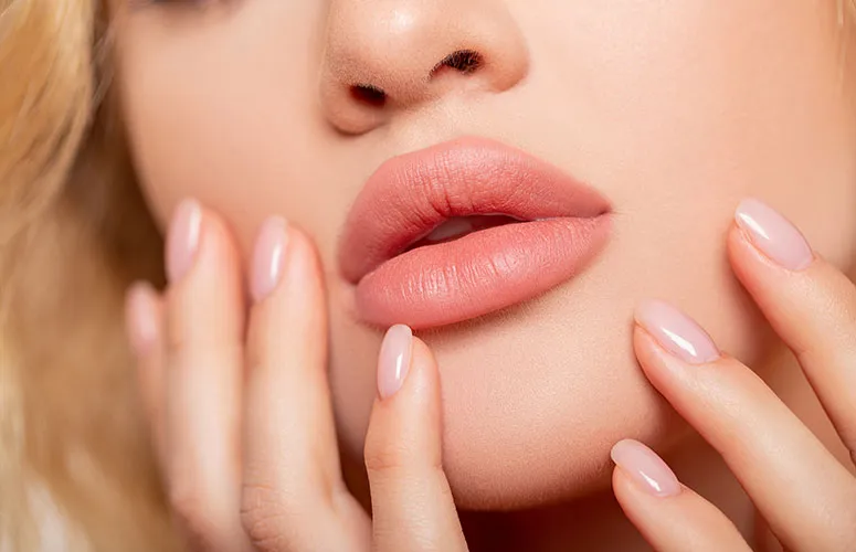 محل برش در جراحی لب