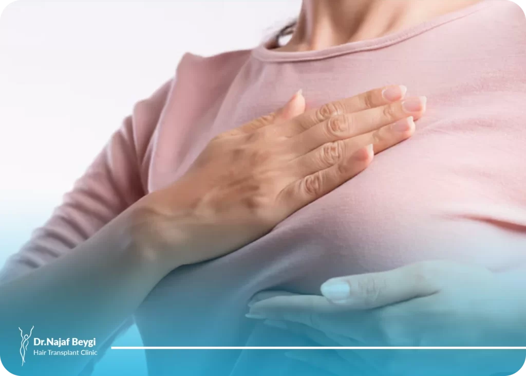 علت فرو رفتگی نوک سینه و روش های تشخیص و درمان آن