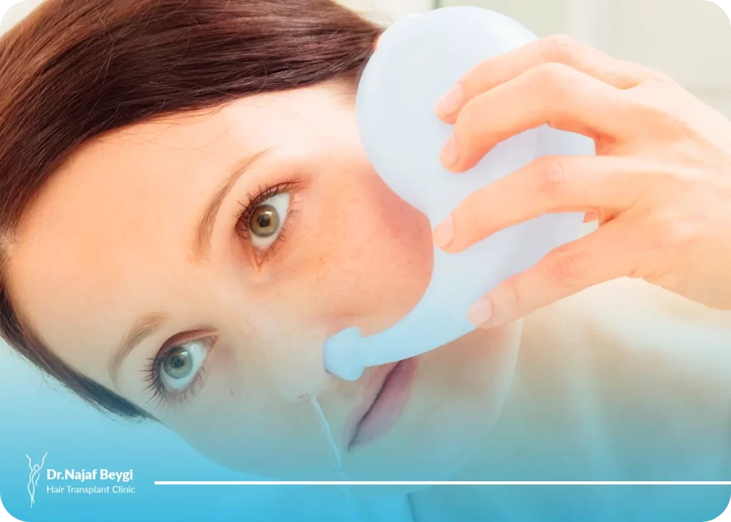 نحوه شستشو بینی و راه های جلوگیری از عفونت بعد از عمل بینی